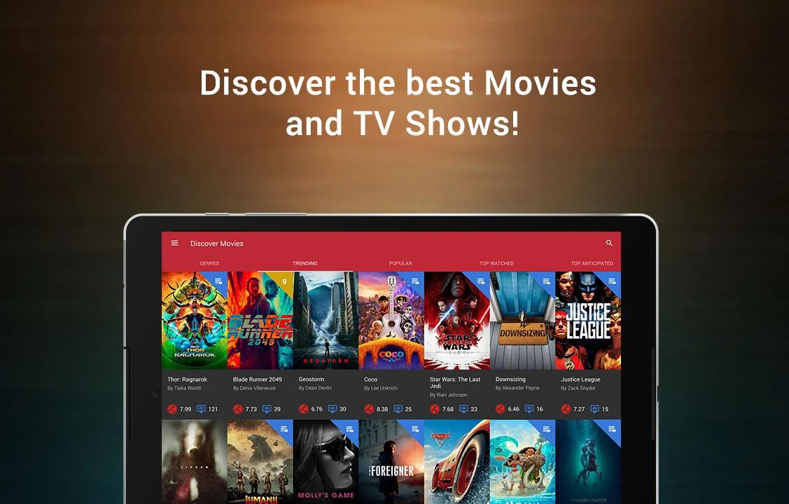 برنامج Cinetrak للأندرويد