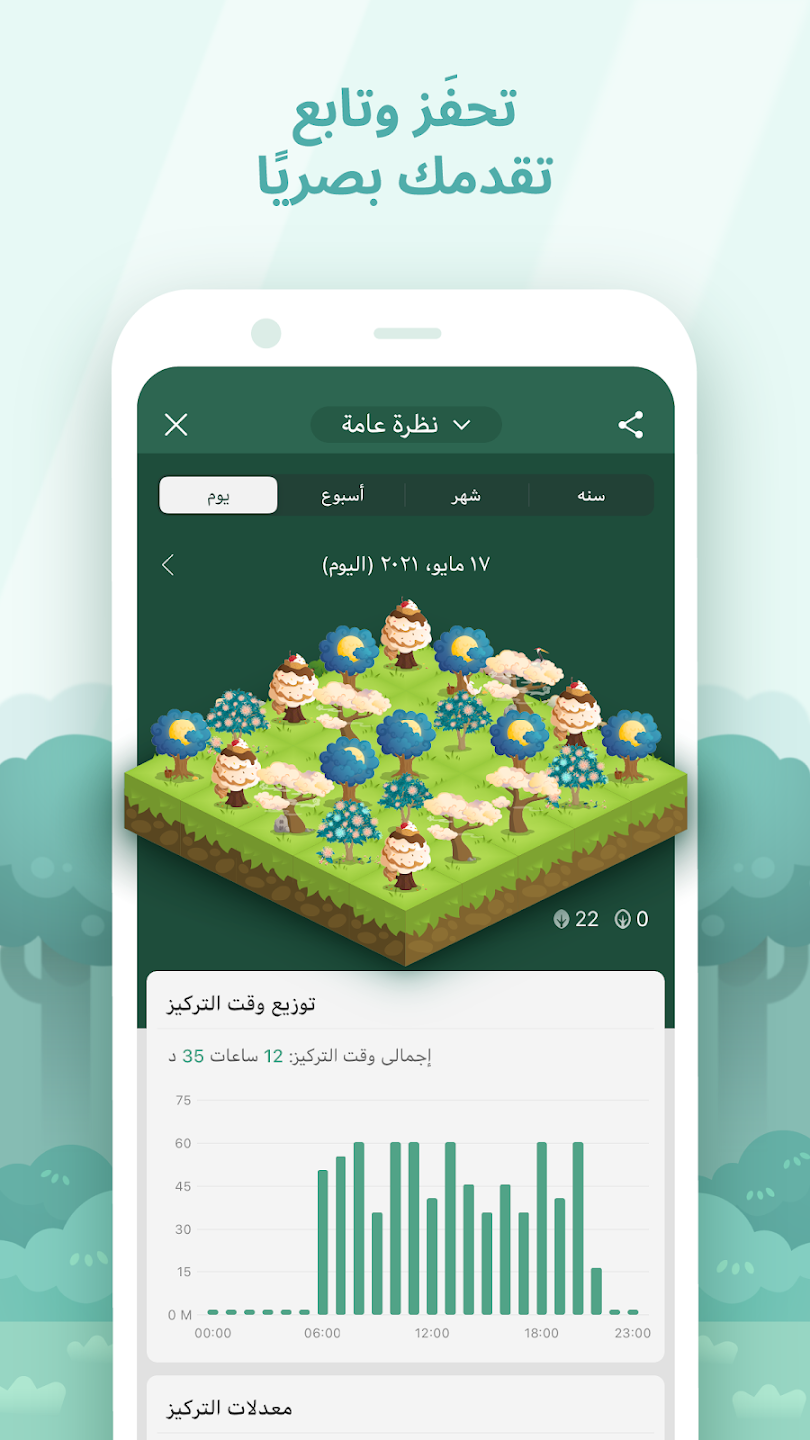 برنامج Forest للأندرويد 