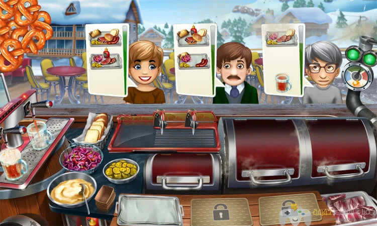 أفضل 15 من ألعاب بنات للكمبيوتر | ألعاب مميزة للبنات مع روابط تحميل مباشرة لعبة حمى الطهي Cooking Fever