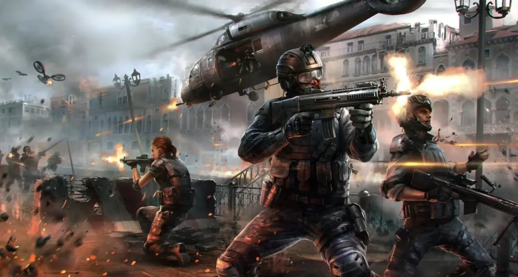 لعبة مودرن كومبات