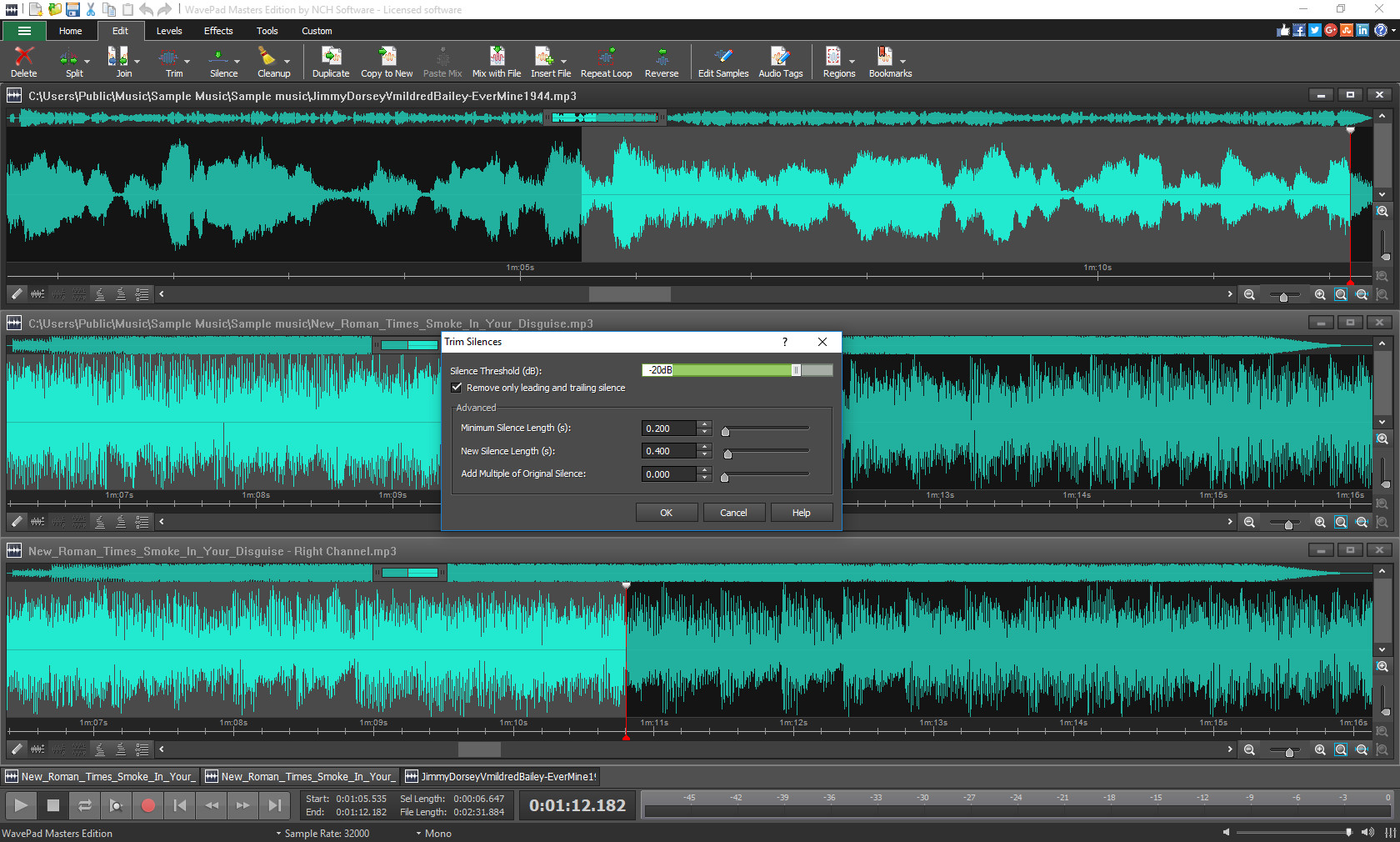 WavePad Audio Editor