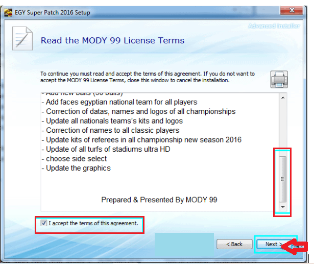 تحميل باتش بيس 2016 الدوري المصري بحجم صغير ورابط واحد
