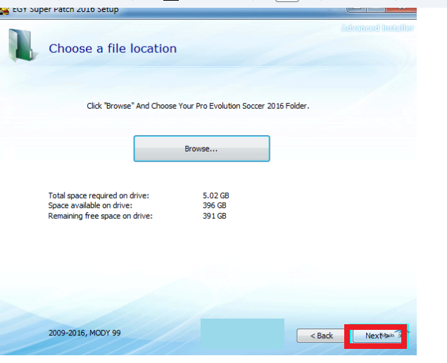 تحميل باتش بيس 2016 الدوري المصري بحجم صغير ورابط واحد