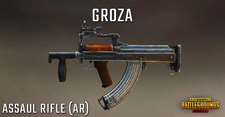 Groza PUBG بندقية 